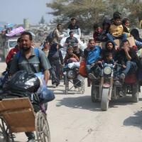Mideast in Pictures: Another displacement for Gazans