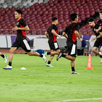 (SP)INDONESIA-JAKARTA-FOOTBALL-FIFA WORLD CUP-ASIAN QUALIFIER-INDONESIA-TRAINING