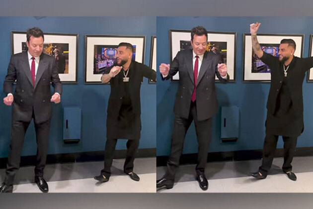 Jimmy Fallon tries 'Bhangra' with Karan Aujla, fans say "Punjabi cha gaye oye"