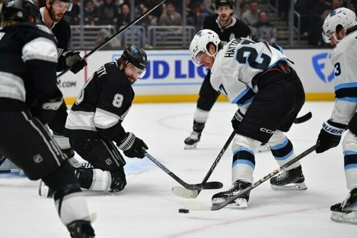 Drew Doughty, Kings overcome Utah's first hat trick