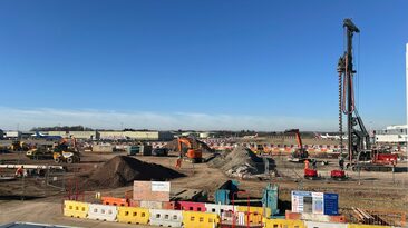 Bachy Soletanche has completed the foundation works for the Pier 6 extension at London Gatwick airport