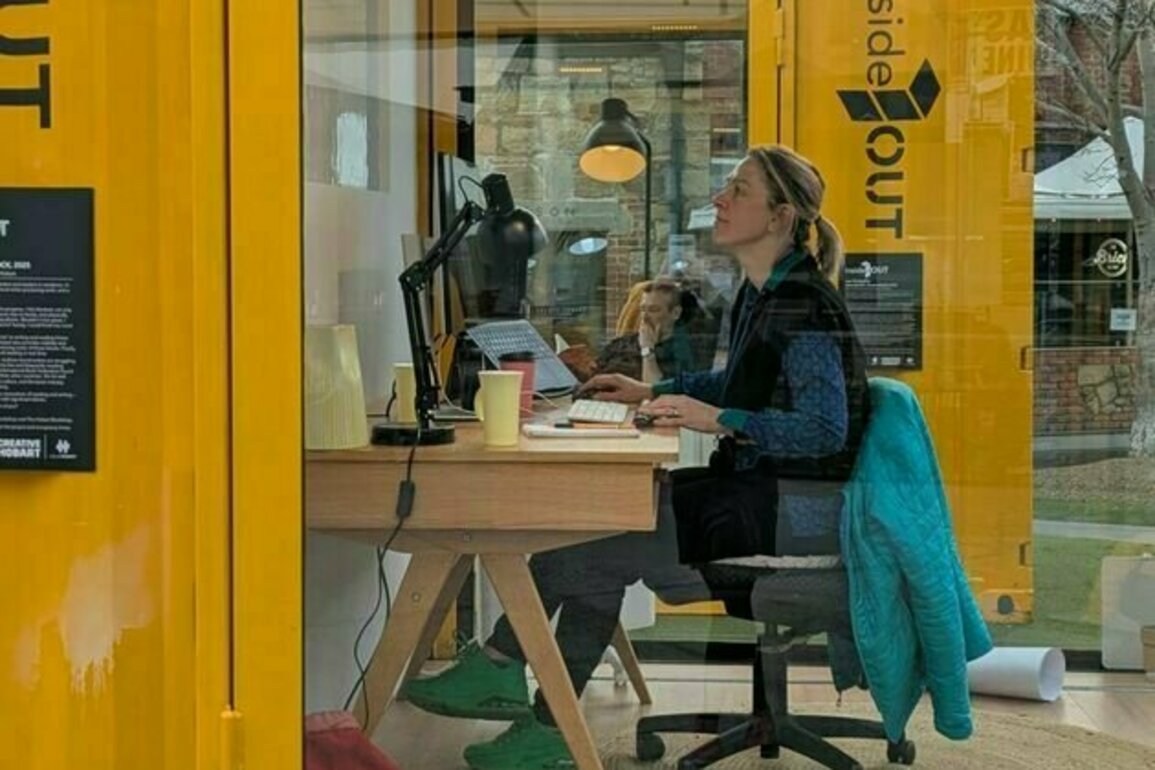 We spent a month writing and reading in glass boxes. We read faster, wrote more - and inspired passersby