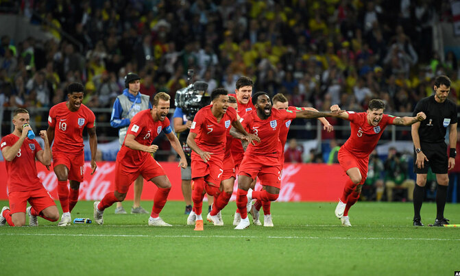 England beat Colombia 4-3 on penalties to storm quarter-finals England beat Colombia 4-3 on penalties to storm quarter-finals