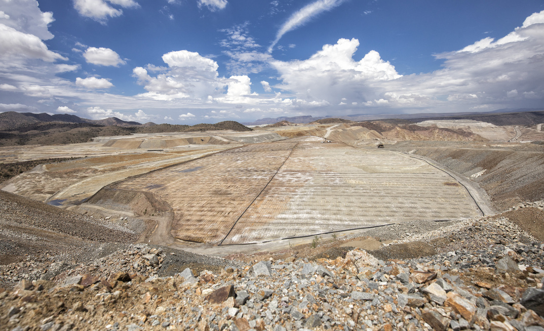 The Bagdad copper mine in Arizona, US
