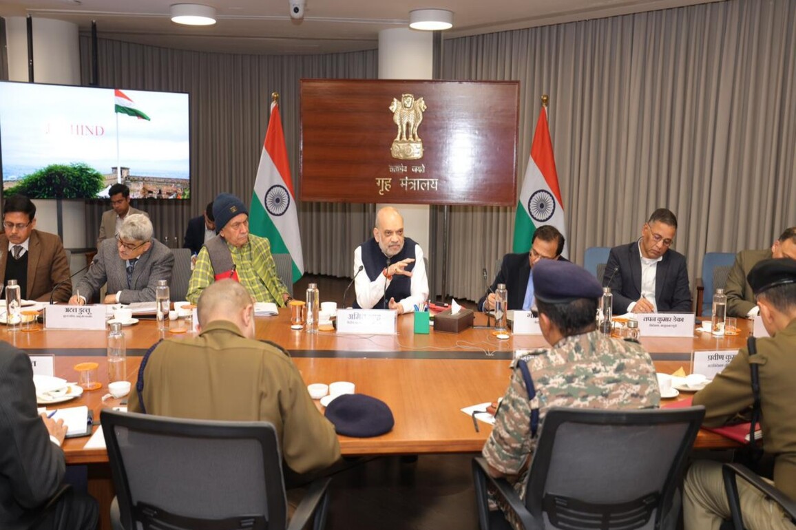 J-K Security Review Meet: Amit Shah directs forces to continue counter terror operations in a mission mode