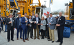  Bauer executives handed the first BG 33 V BT 85 to ECA during Bauma 2019