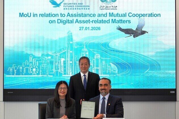 Capital Market Authority, Hong Kong's Securities & Futures Commission sign MoU