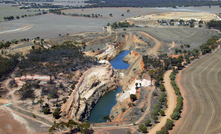 Previous mine pits at Katanning. Credit: Ausgold