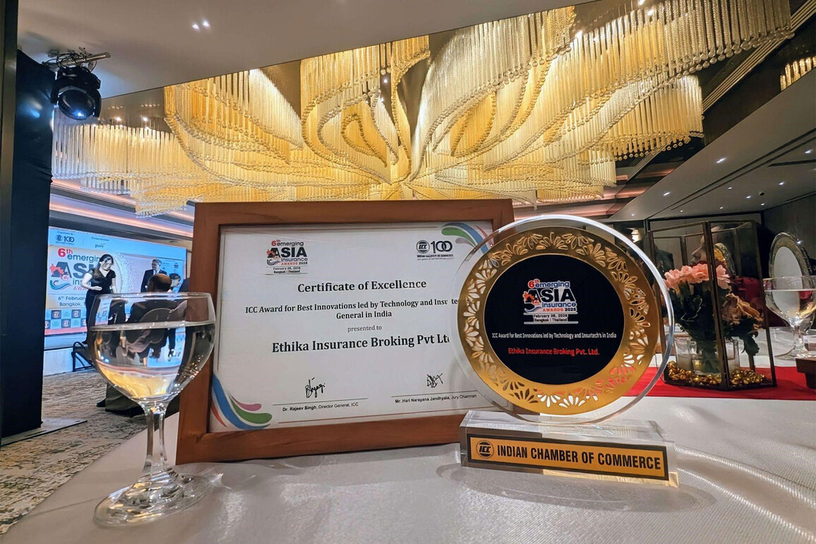 Hyderabad's Ethika Insurance Wins International Insurtech Award -- Proof That India Can Redefine Employee Benefits for Asia