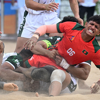 (SP)CHINA-HAINAN-SANYA-ASIAN BEACH GAMES-BEACH KABADDI-MEN'S-GROUP A(CN)