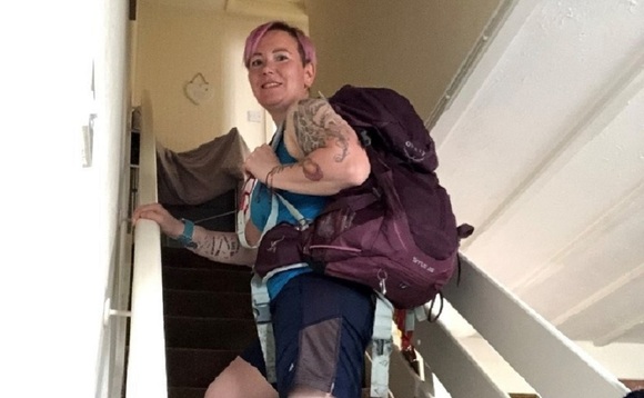 Fundraiser tackles Mount Everest in her own home to raise money for R.A.B.I