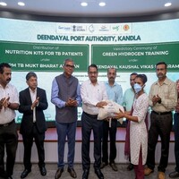 Deendayal Port Authority distributes nutrition kits to TB patients, hosts green hydrogen training