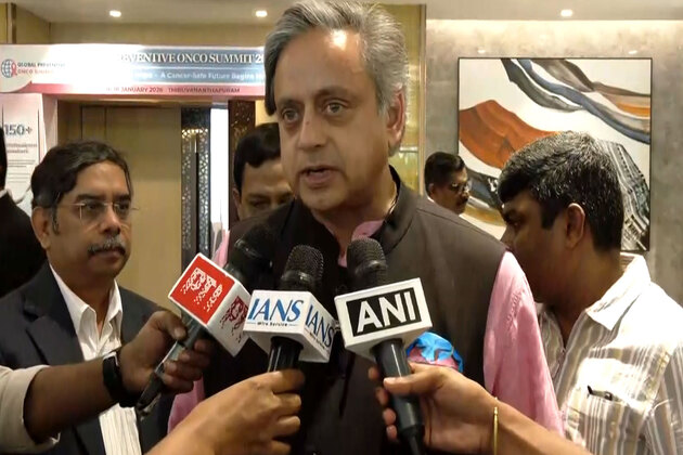 "Tension in Iran is not increasing," Tharoor says 'good signs' are emerging from region