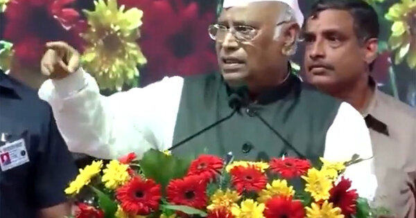You useless fellows ...: Mallikarjun Kharge warns of disciplinary action after workers chant slogans for DK Shivakumar