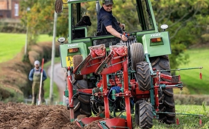 Thomas Sutton from Sheepy Ploughing Association 