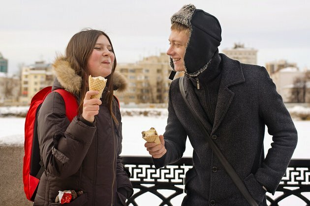 Why do Russians eat ice cream in FREEZING weather