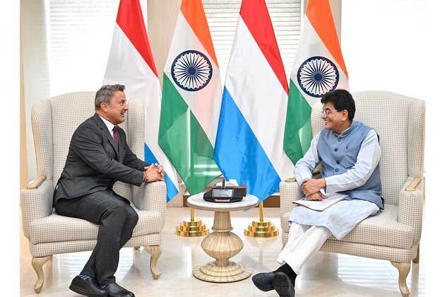 Piyush Goyal meets Luxembourg's Trade Minister Xavier Bettel; discusses bilateral economic ties