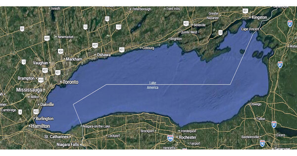 Google Maps changes Lake Ontario to 'Lake America' for US users
