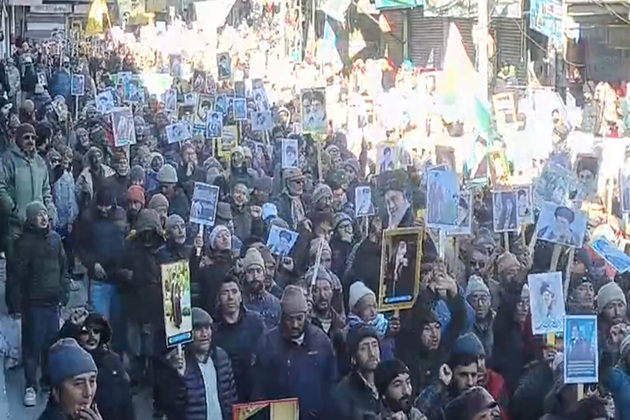 Imam Khomeni Memorial Trust organises rally in Kargil to express solidarity with Iran amid turmoil