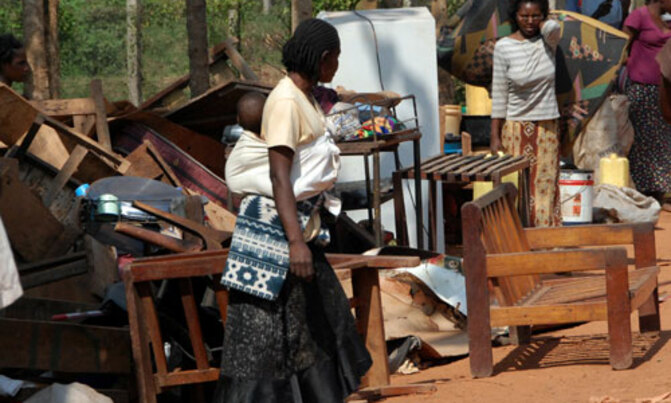 Two dead, one injured in KCCA demolition exercise Two dead, one injured in KCCA demolition exercise