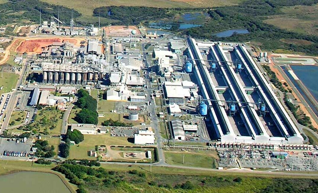 Planta da Alcoa em Poços de Caldas refinaria alumínio alumina bauxita