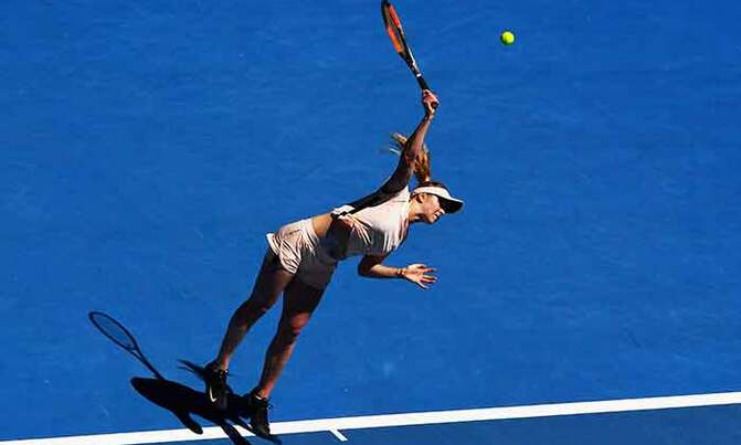Svitolina blames hip trouble for Open meltdown Svitolina blames hip trouble for Open meltdown