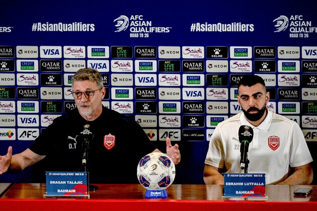 (SP)INDONESIA-JAKARTA-FOOTBALL-FIFA WORLD CUP-ASIAN QUALIFIER-BAHRAIN-PRESS CONFERENCE