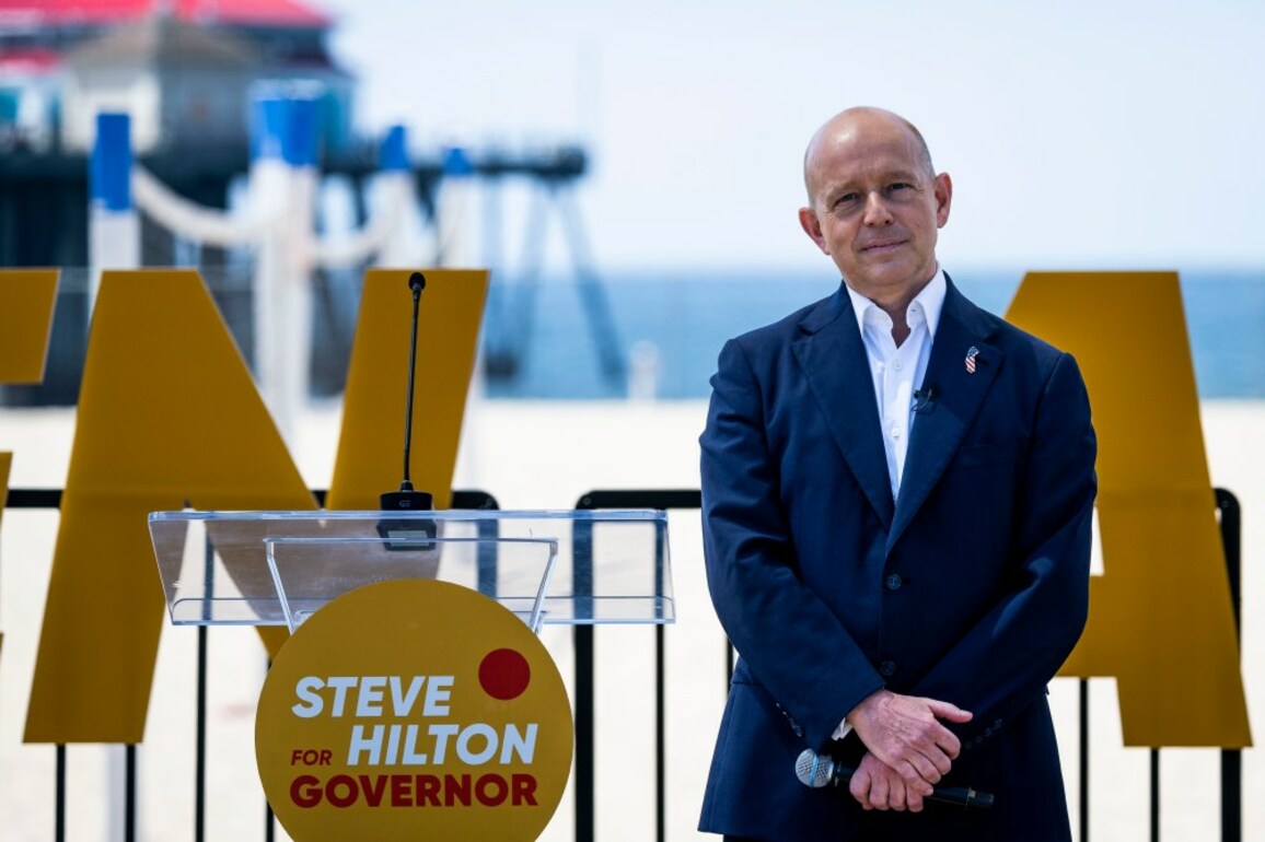 Can Steve Hilton flip California Republican&quest;
