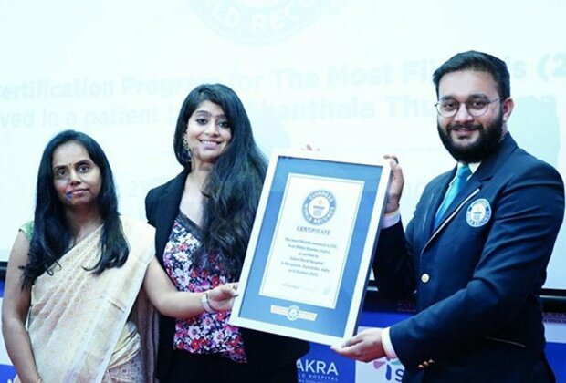 Indian patient operated at Sakra World Hospital, Bengaluru sets the new Guinness World Records title for the most fibroids removed