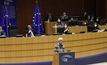  European Central Bank president Christine Lagarde addressing European parliament
