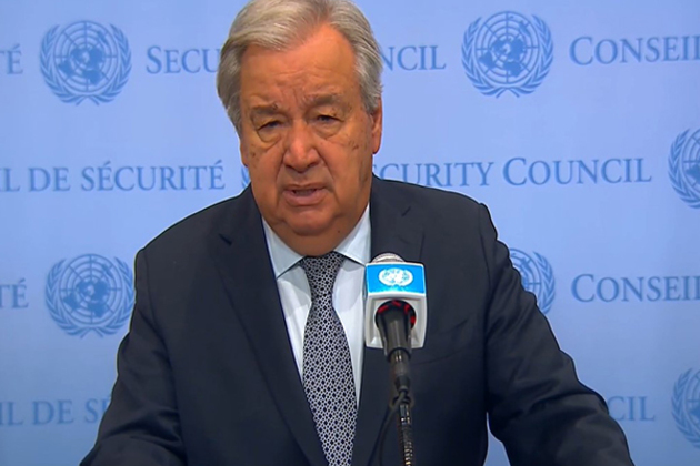 "Military solution is no solution": UN Secy General asks India, Pakistan to exercise "maximum restraint"