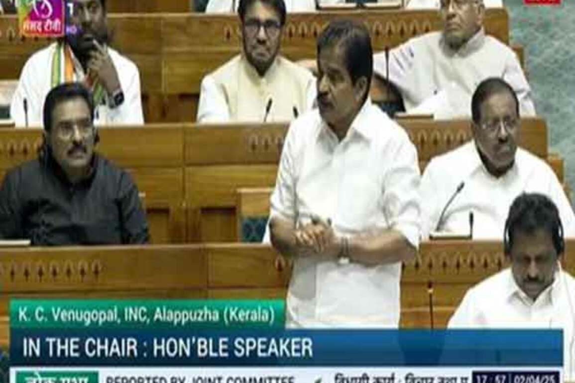 Waqf Amendment Bill is dangerous, divisive legislation, runs against the tenets of our Constitution: KC Venugopal