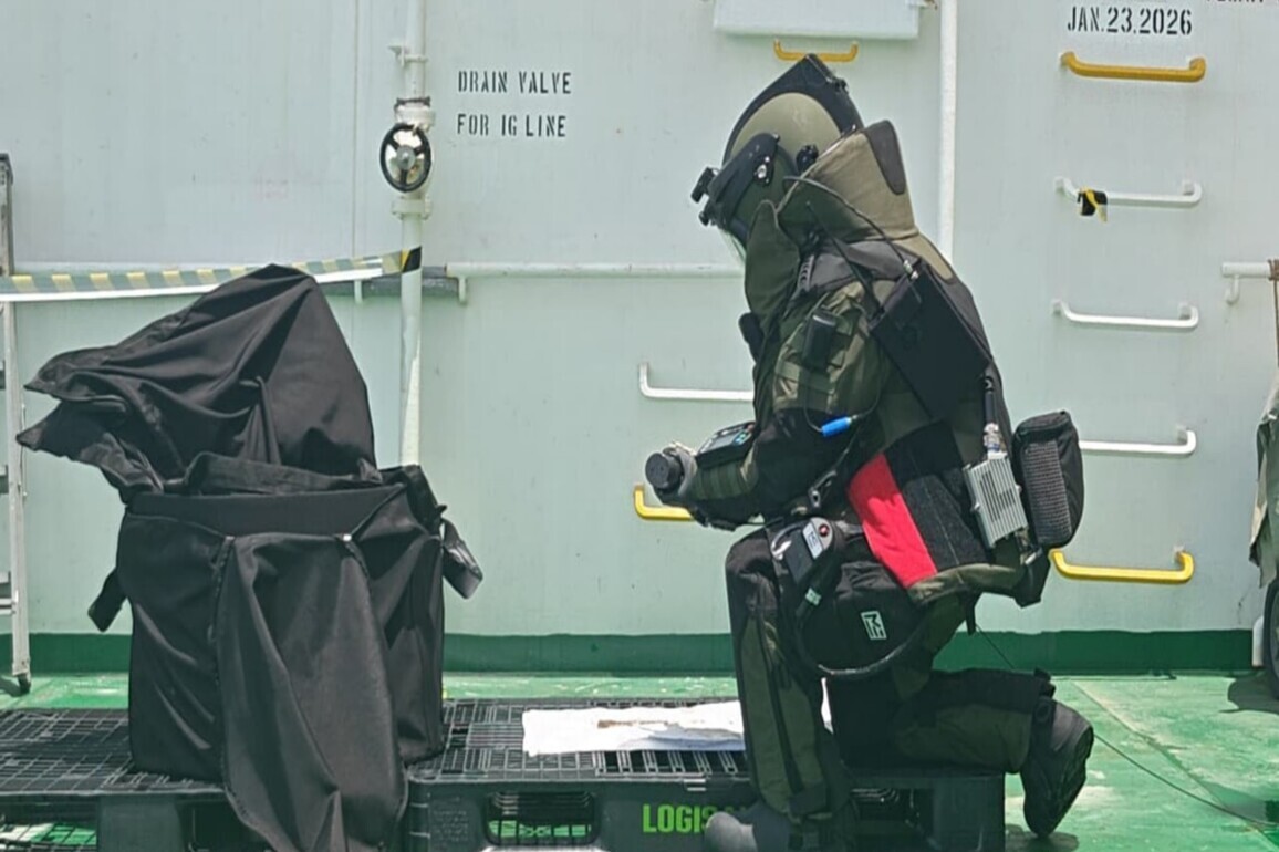 Indian Navy recovers and safely disposes missile warhead from merchant tanker