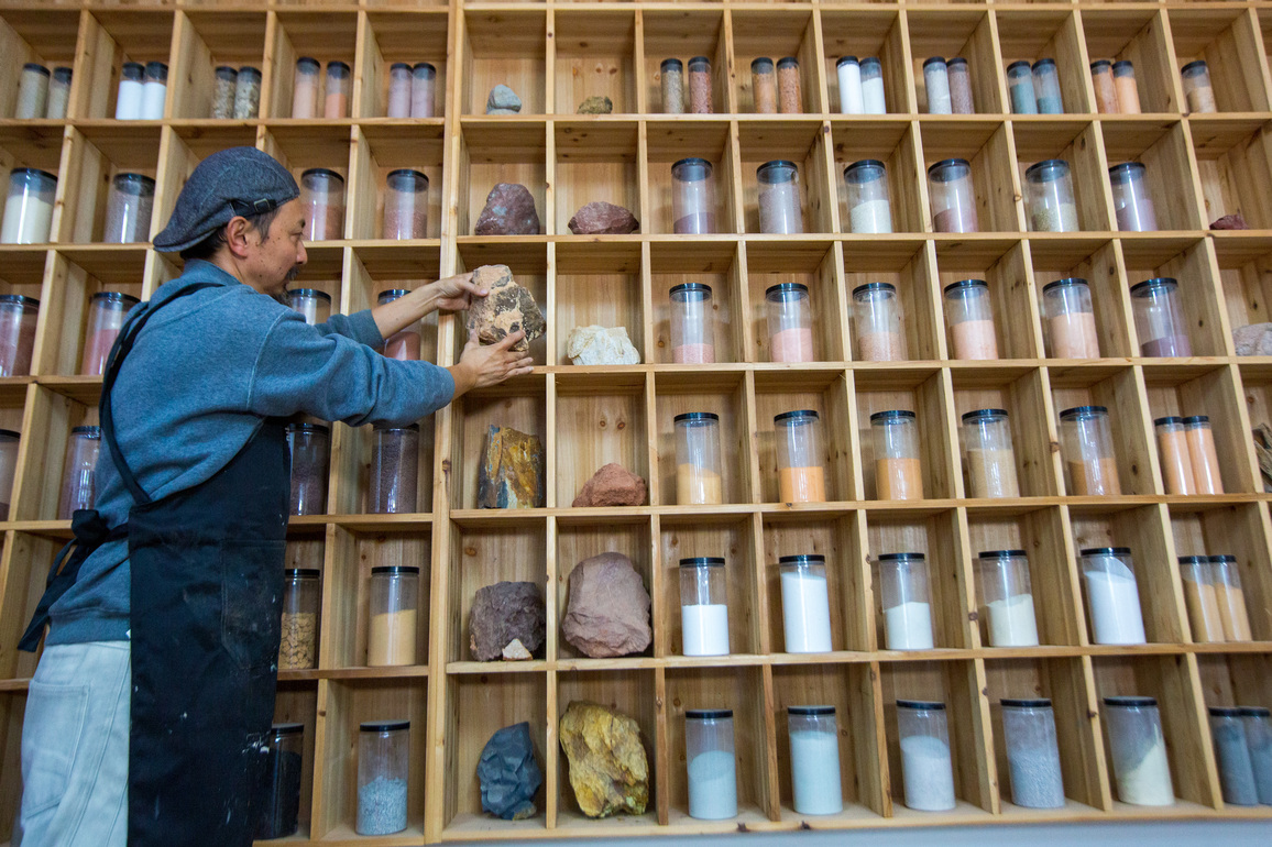 (FujianPano) CHINA-FUJIAN-WUYISHAN-ROCK PIGMENT PAINTING (CN)