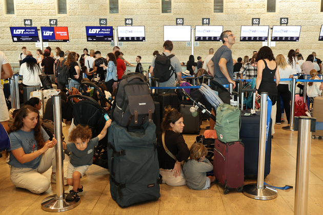 ISRAEL-BEN GURION AIRPORT-STRANDED PASSENGERS