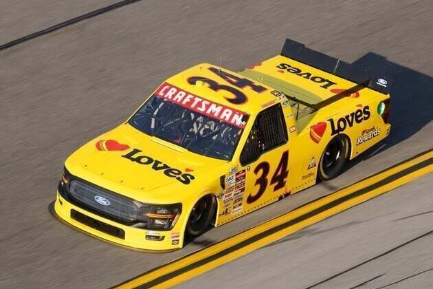 Emotional Layne Riggs wins Truck Series at Charlotte: 'Did it for Kyle'