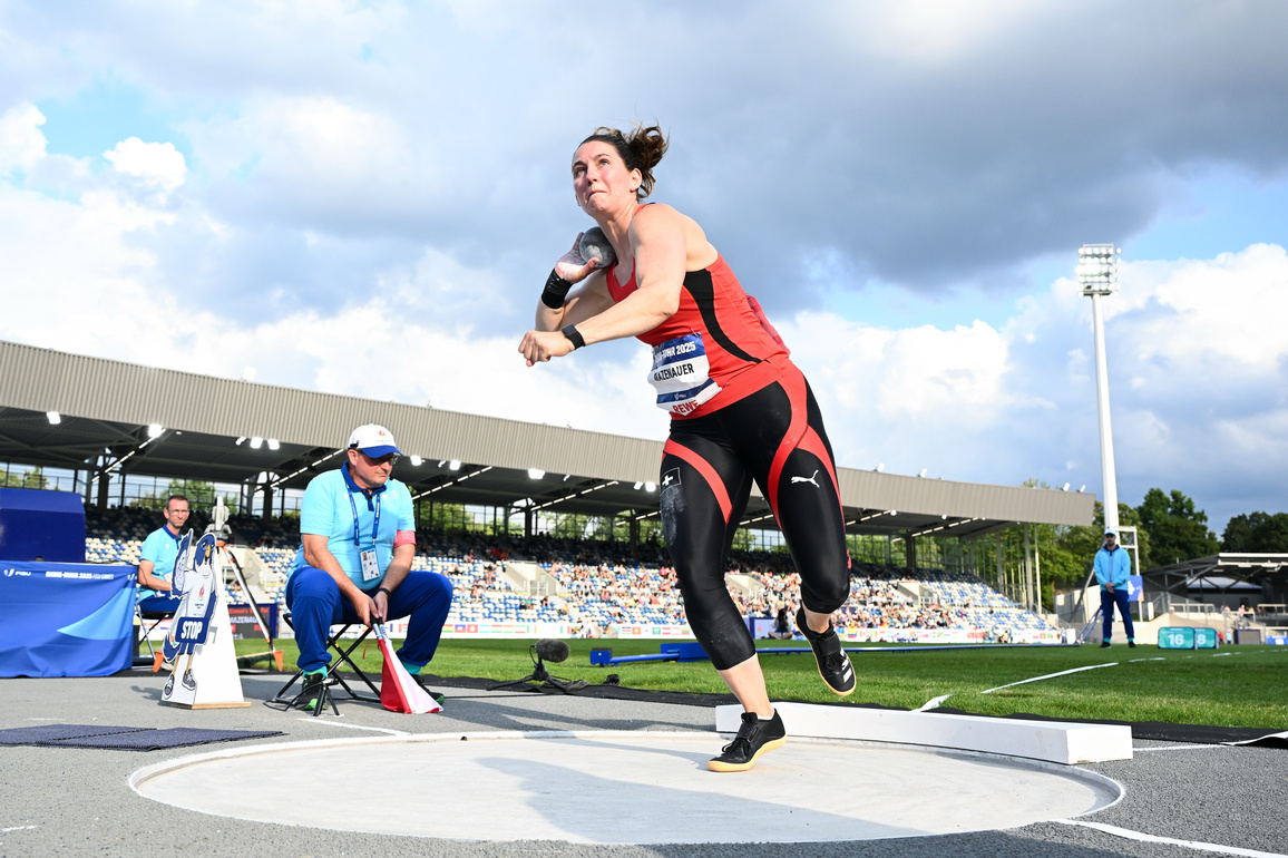 (SP)GERMANY-BOCHUM-RHINE-RUHR 2025-FISU WORLD UNIVERSITY GAMES-ATHLETICS-SHOT PUT