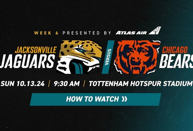 How to Watch: Jaguars vs. Bears, Week 6 of 2024 NFL Season