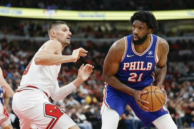 76ers C Joel Embiid (knee) out vs. Cavaliers