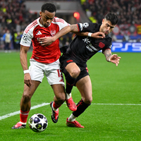 (SP)GERMANY-LEVERKUSEN-FOOTBALL-UEFA CHAMPIONS LEAGUE-LEVERKUSEN VS ARSENAL