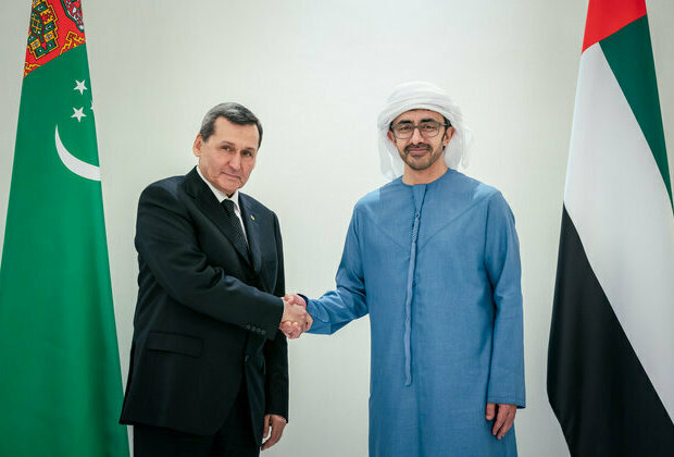 Abdullah bin Zayed receives Deputy Prime Minister, FM of Turkmenistan