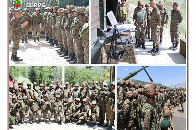 J-K: Chinar Corps commander reviews preparedness along LoC in Kupwara post Operation Sindoor