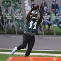 Eagles WR A.J. Brown (hamstring) misses practice
