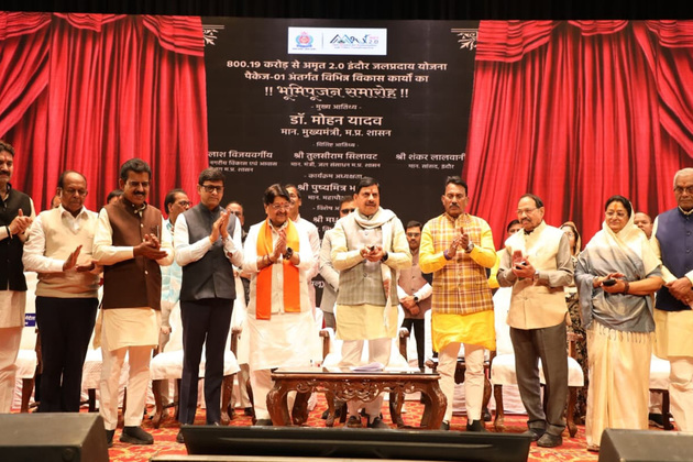 MP CM Yadav performs bhoomi pujan for water supply project worth over Rs 800 crore in Indore
