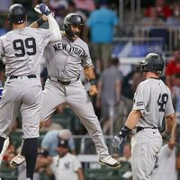 Yankees, after battering Braves' bullpen, striving for series win