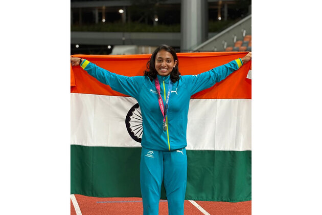 Gujarat sprinter Kajal Vaja bags silver medal at Asian U-20 Athletics Championships