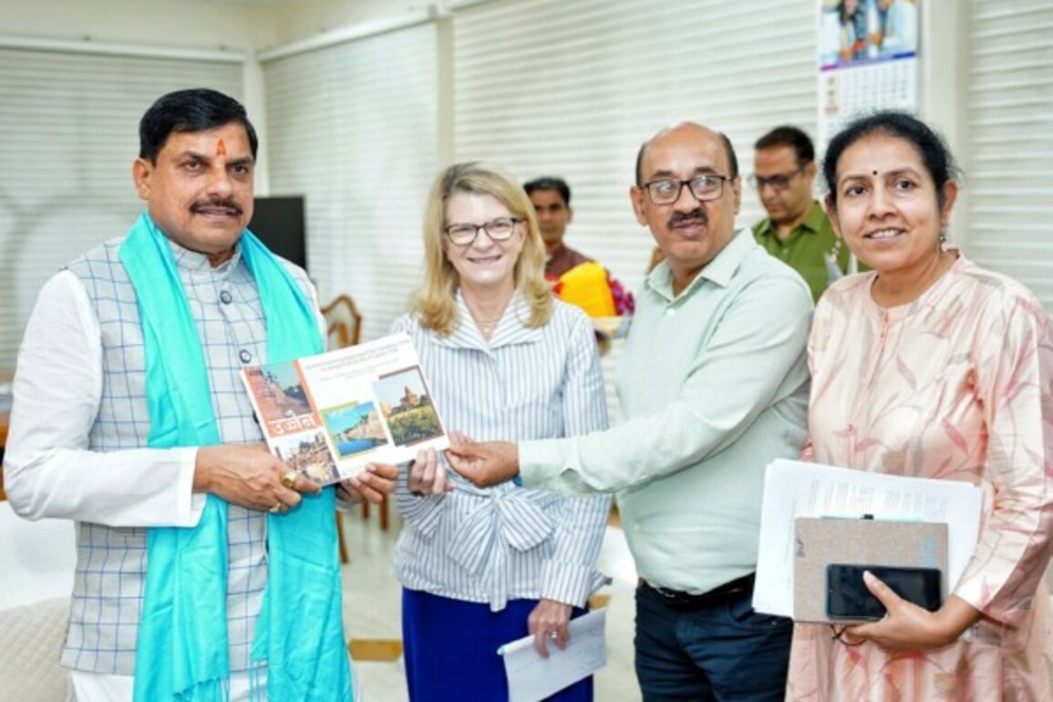 UNICEF India Representative Cynthia McCaffrey calls on Madhya Pradesh CM Mohan Yadav in Bhopal