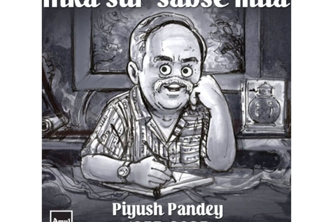 Amul pays tribute to ad icon Piyush Pandey with special doodle
