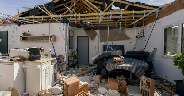 'Wartime situation': Rare tornado ravages French village