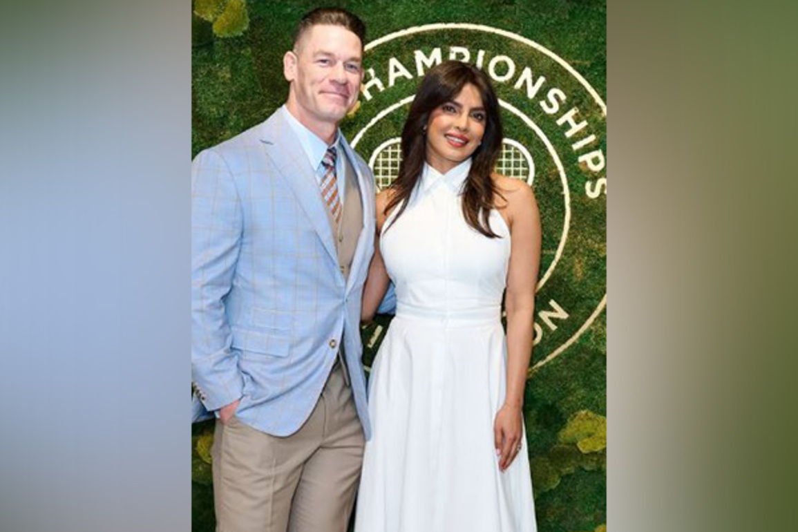 John Cena, Priyanka Chopra spotted at Wimbledon 2025 tennis tournament